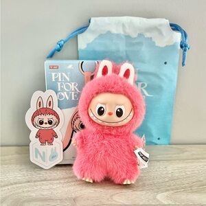 Pop Mart The Monsters Pin for Love Vinyl Plush Pendant (N-Z) - Letter N